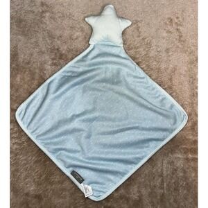 Hallmark Lovey Security Blanket Star Blue Polka Dot Rattle Baby